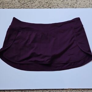 Athleta Plum Swim Skirt